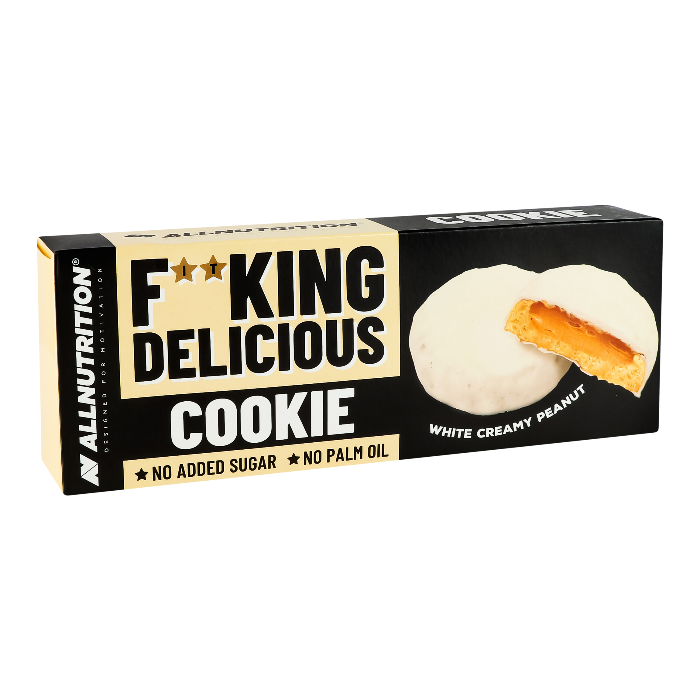 Печенье Allnutrition Fitking Delicious Coookie сливочно-арахисовое 128 г (943248) - фото 3