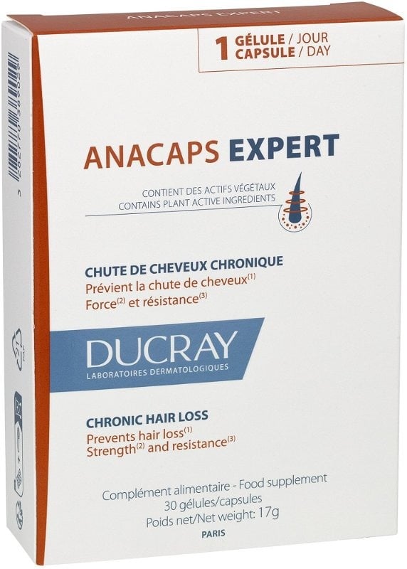 Капсулы при хроническом выпадении волос Ducray Anacaps Expert Chronic Hair Loss №30 - фото 2