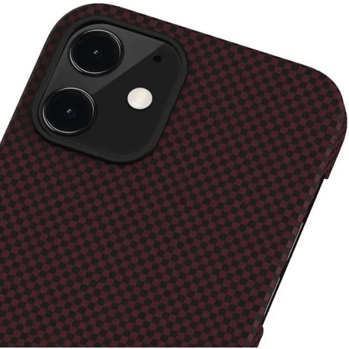 Чехол-накладка Pitaka MagEZ Case Plain Black/Red для iPhone 12 mini - фото 5