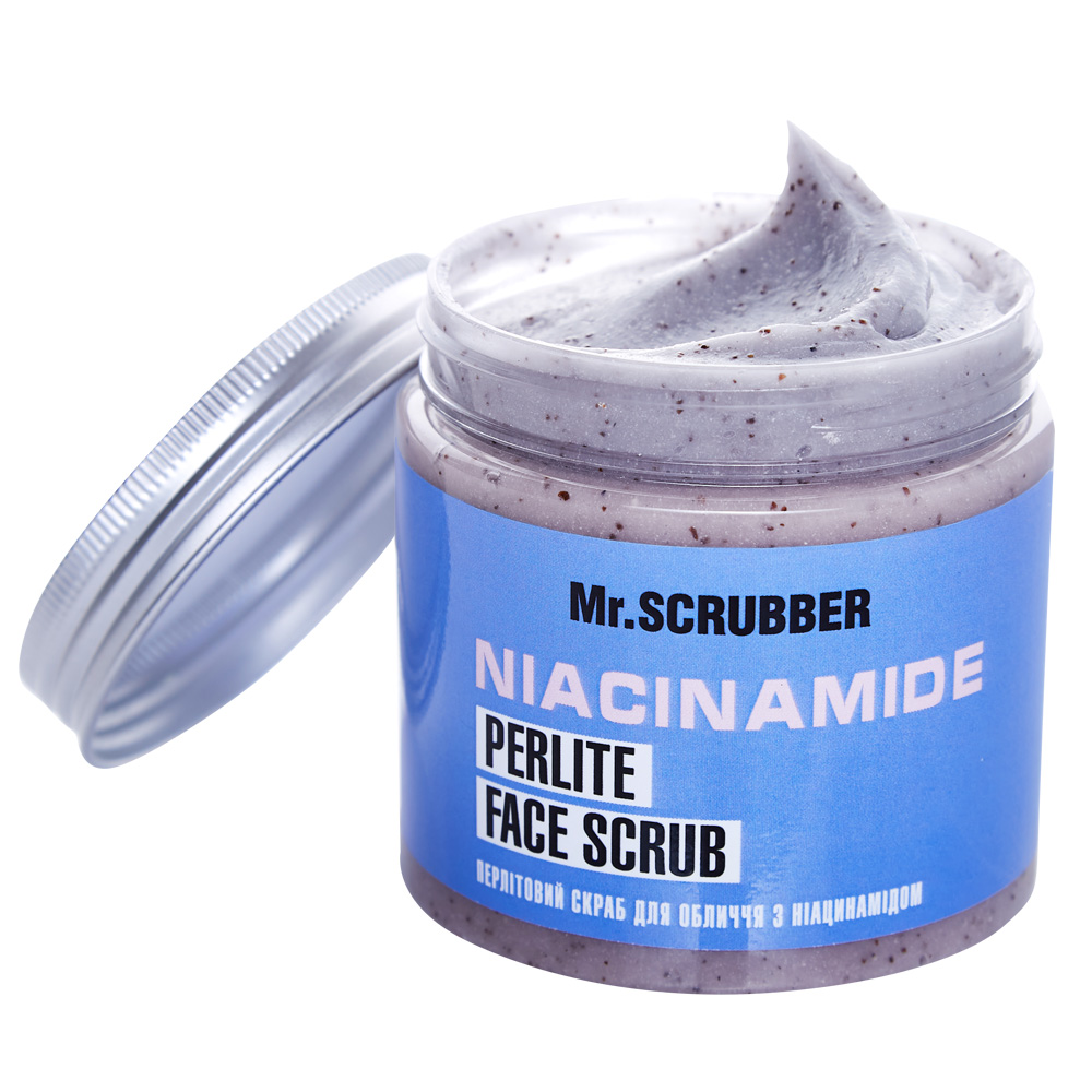 Перлітовий скраб для обличчя Mr.Scrubber Niacinamide Perlite Face Scrub з ніацинамідом, 200 г - фото 1