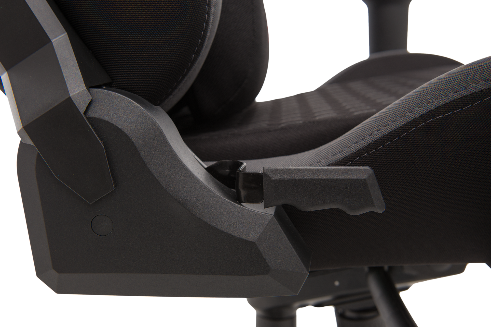 Геймерское кресло GT Racer черное с серым (X-0712 Shadow Gray) - фото 12