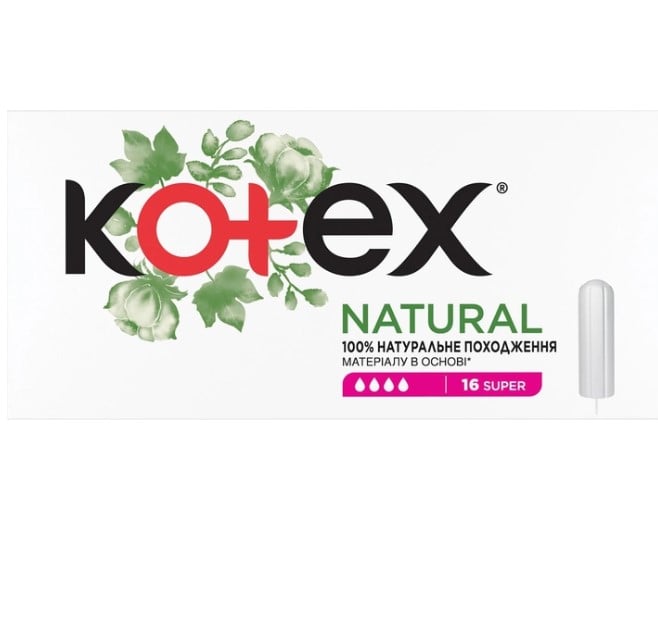 Гігієнічні тампони Kotex Natural Супер, 16 шт. - фото 2