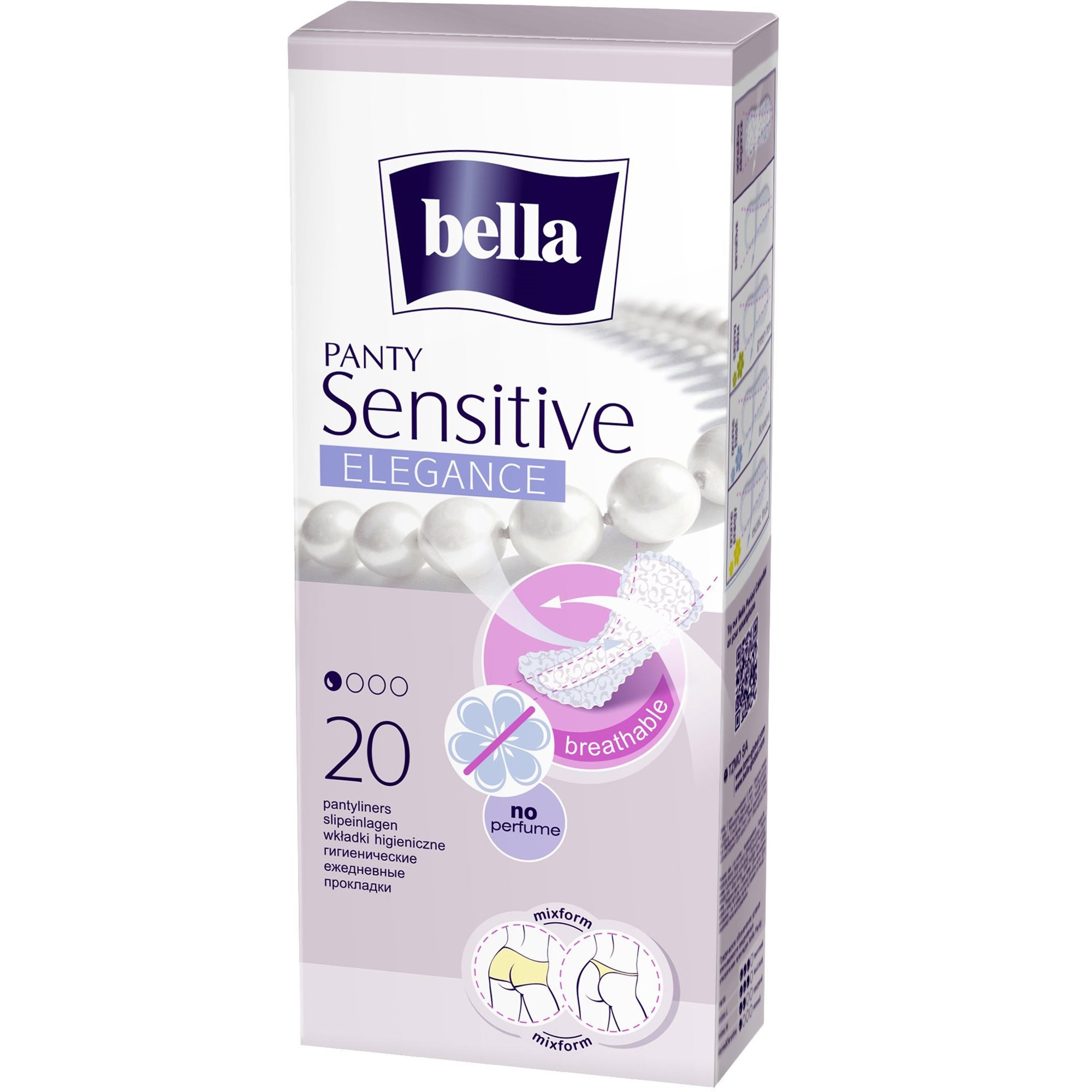 Ежедневные прокладки Bella Panty Sensitive Elegance 20 шт. - фото 1