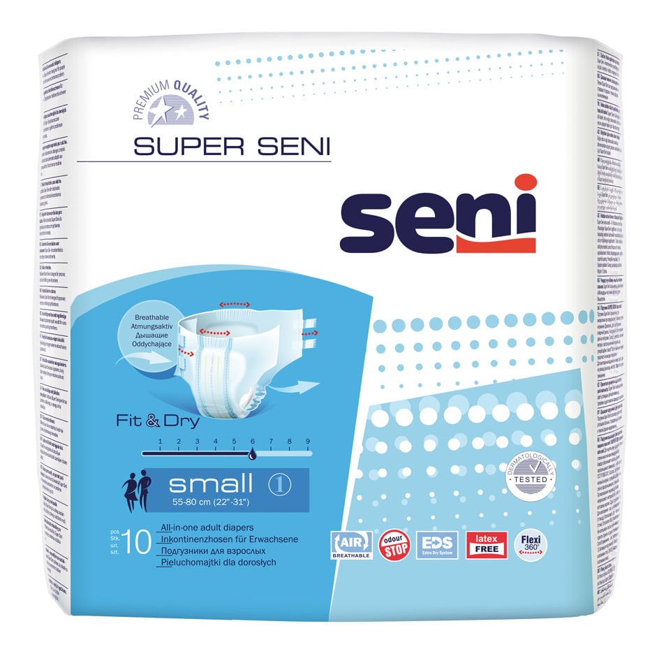 Подгузники для взрослых Seni Super, small, 10 шт. - фото 1