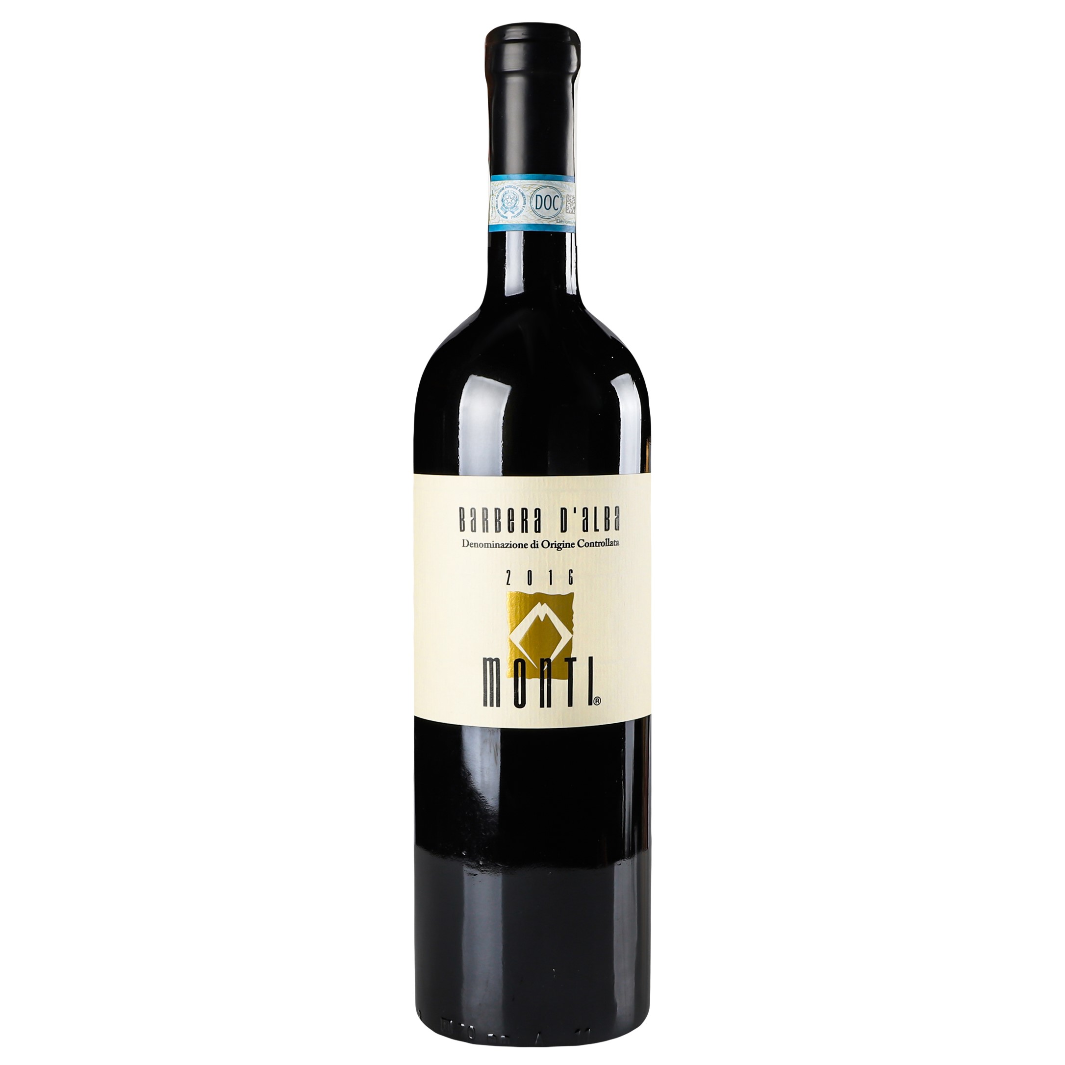 Вино Monti Barbera d'Alba 2016 DOC, 15,5%, 0,75 л (871783) - фото 1