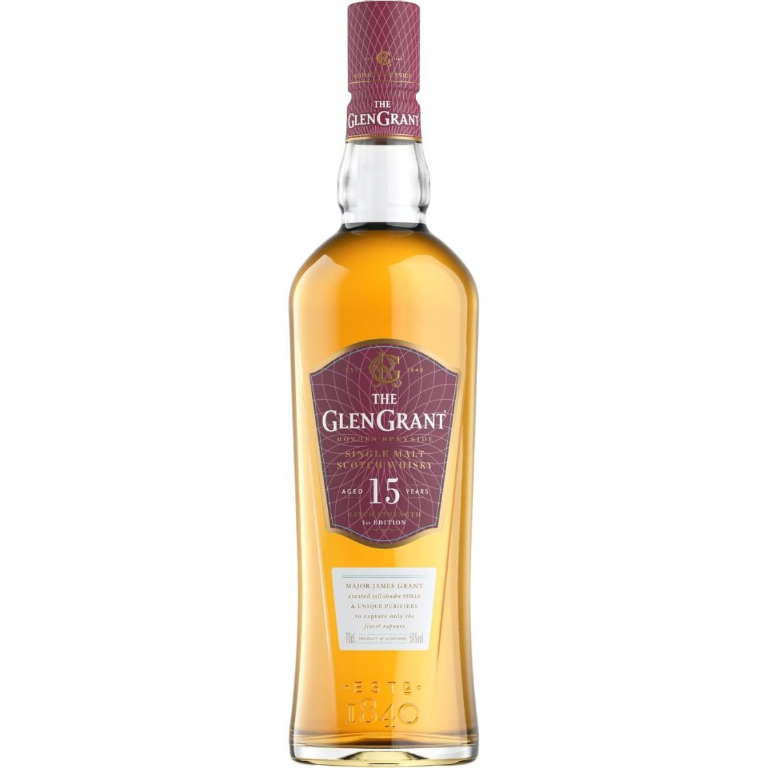 Виски Шотландский Glen Grant 15 лет 50% 0.7 л, в подарочной упаковке (886214) - фото 2