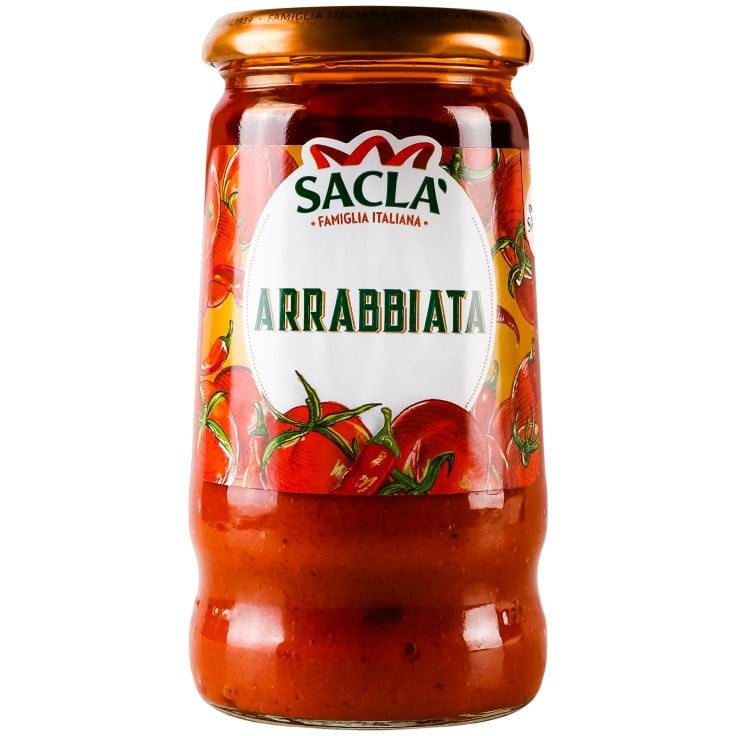 Соус Sacla Арраб’ята томатний з перцем чилі, 345 г - фото 1
