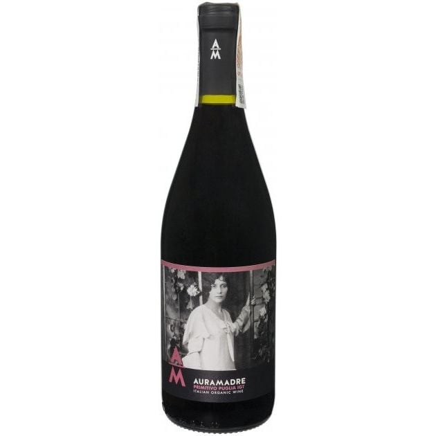 Вино Auramadre Primitivo Puglia Biologico IGT, красное, сухое, 0,75 л - фото 1