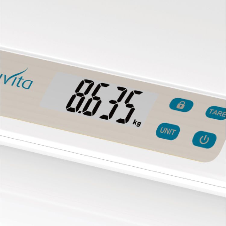 Весы детские электронные Nuvita с ростовой шкалой, белые (NV1310) - фото 3