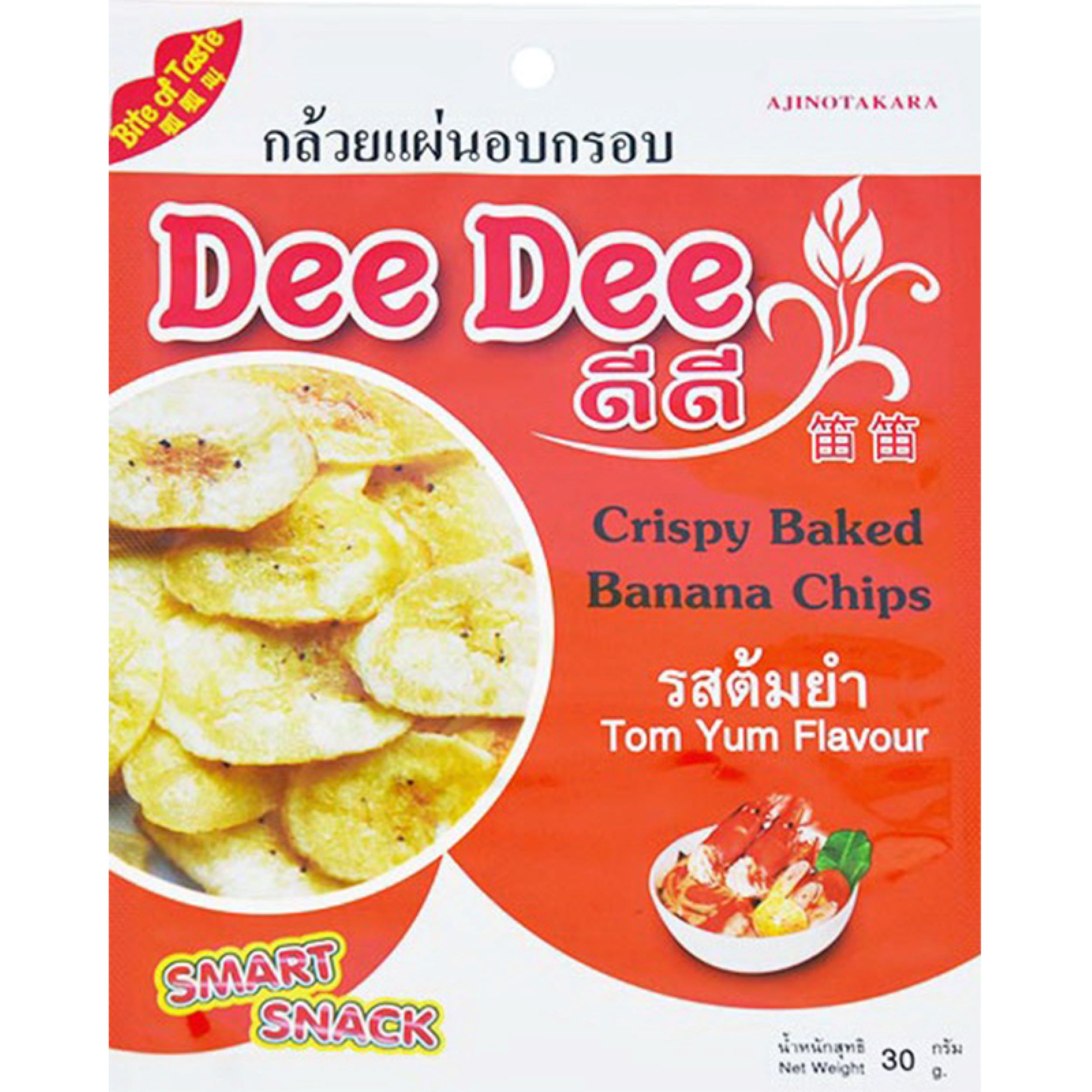 Чипсы банановые Dee Dee со вкусом Том Ям 30 г (878594) - фото 1