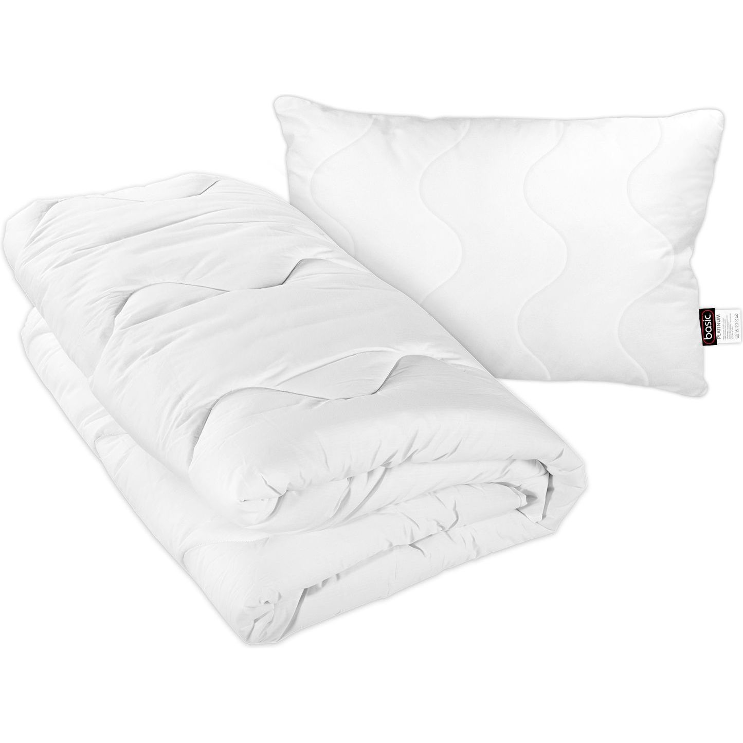 Набор Sonex Basic Platinum: одеяло 140х205 см + подушка 50х70 см (SO102331) - фото 1