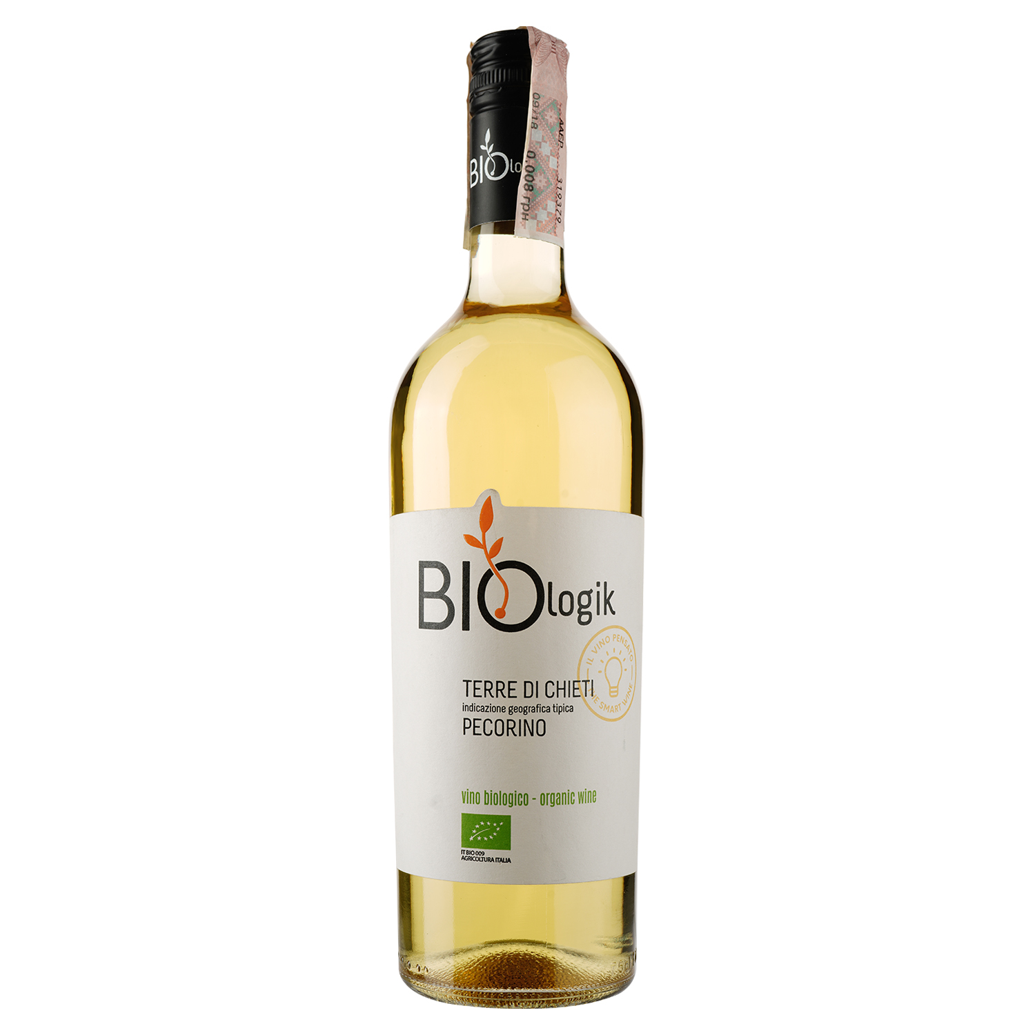 Вино Biologic Тере ди Кьети Пекорино, белое, сухое, органическое, 12,5% , 0,75 л - фото 1