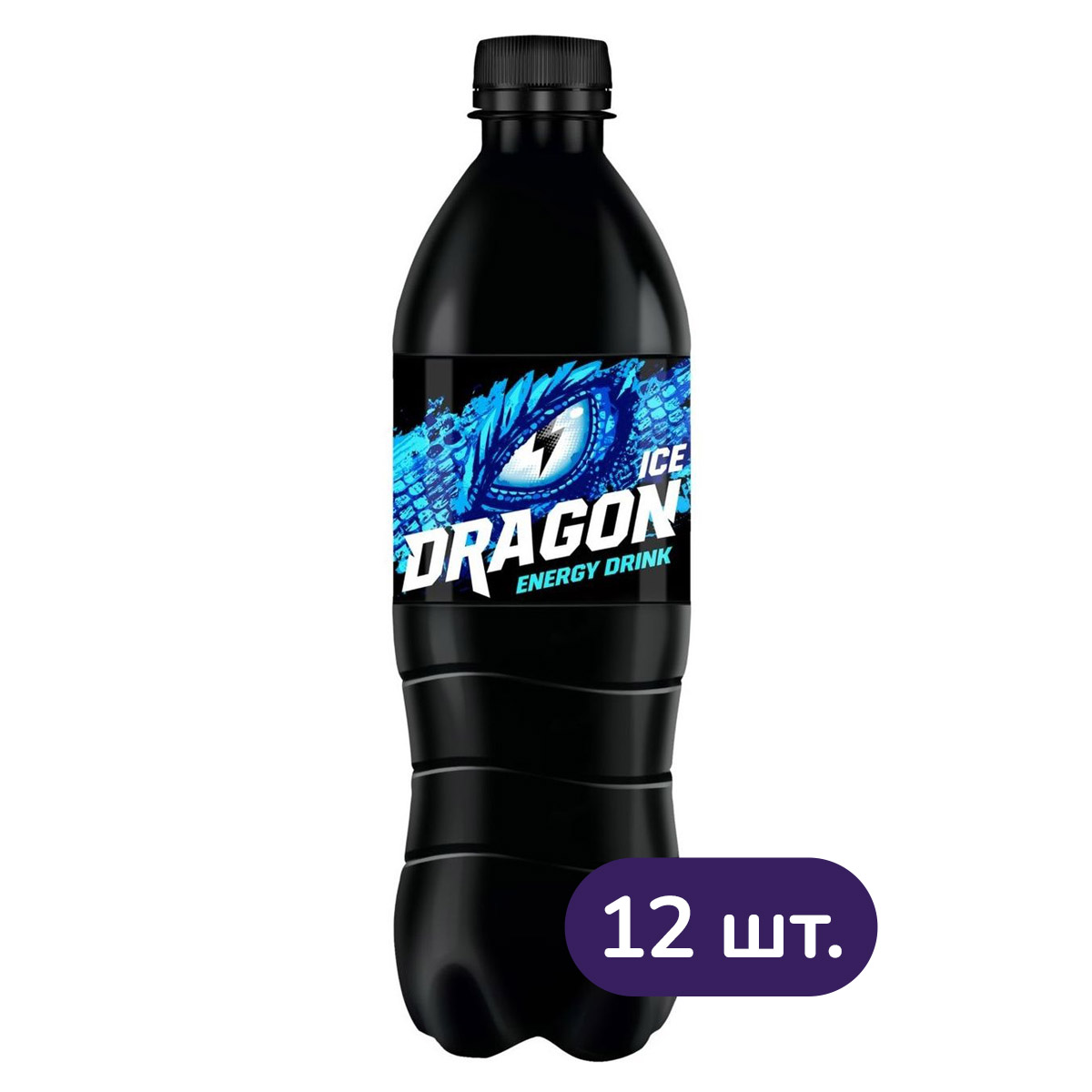 Напій енергетичний Dragon Ice безалкогольний 0.5 л x 12 шт. - фото 1