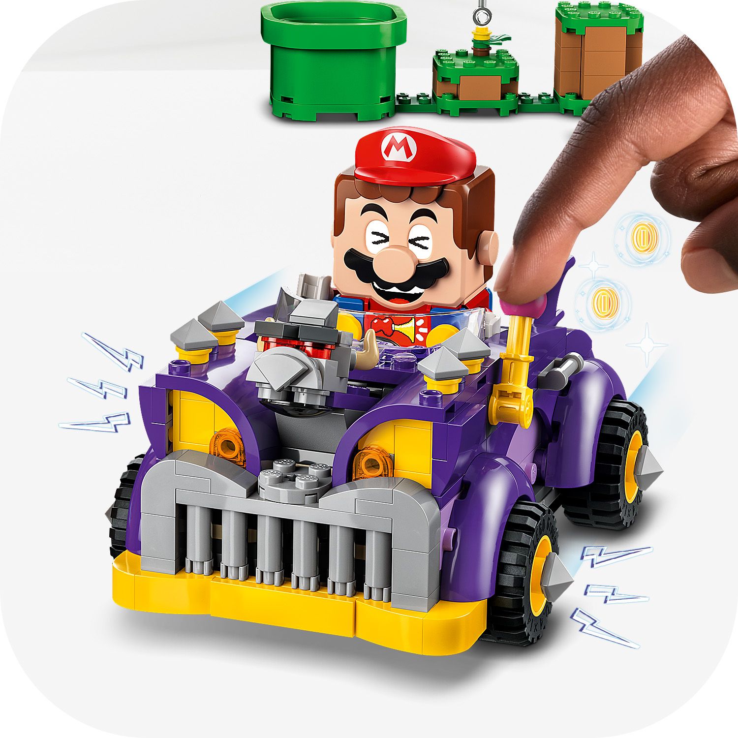 Конструктор LEGO Super Mario Маслкар Bowser Додатковий набір 458 деталей (71431) - фото 8