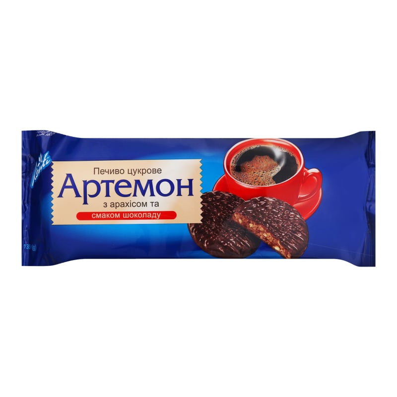 Печиво Konti Артемон з арахісом і смаком шоколаду 135 г (850899) - фото 1