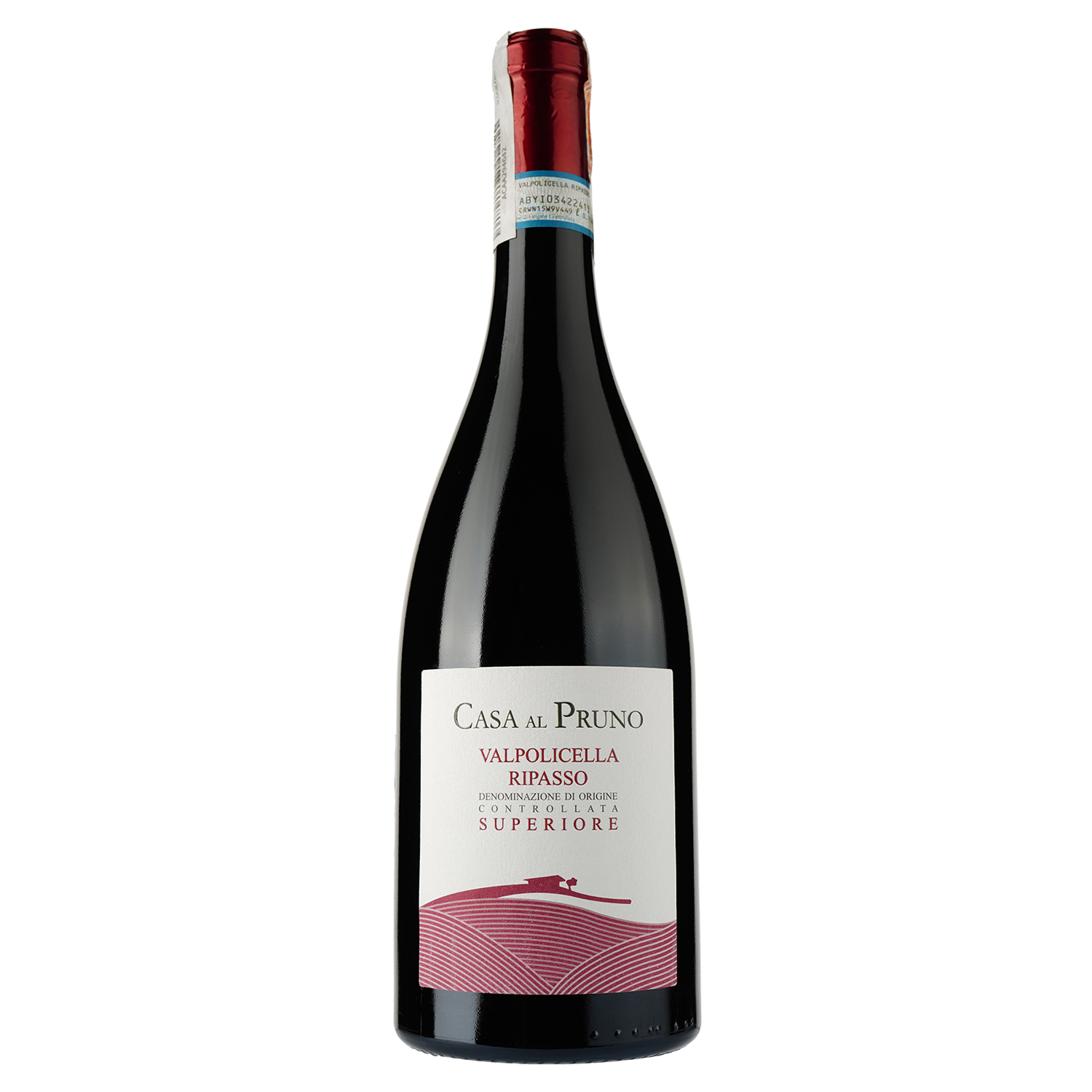 Вино Casa Al Pruno Valpolicella Ripasso DOC, красное, сухое, 0,75 л - фото 1