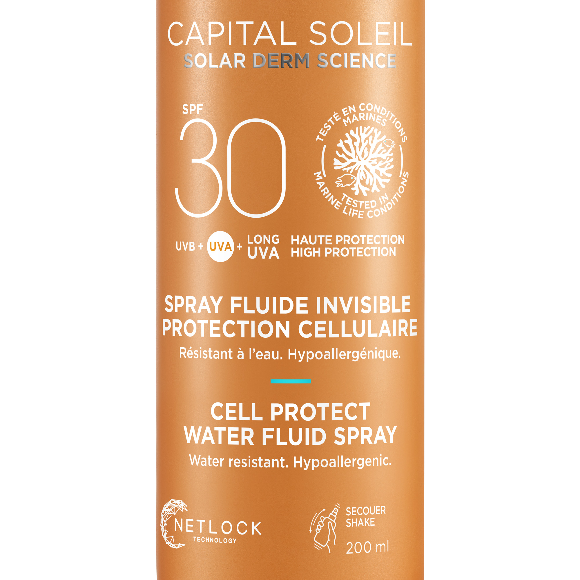 Сонцезахисний водостійкий спрей-флюїд Vichy Capital Soleil для тіла, SPF 30, 200 мл (MB494600) - фото 3