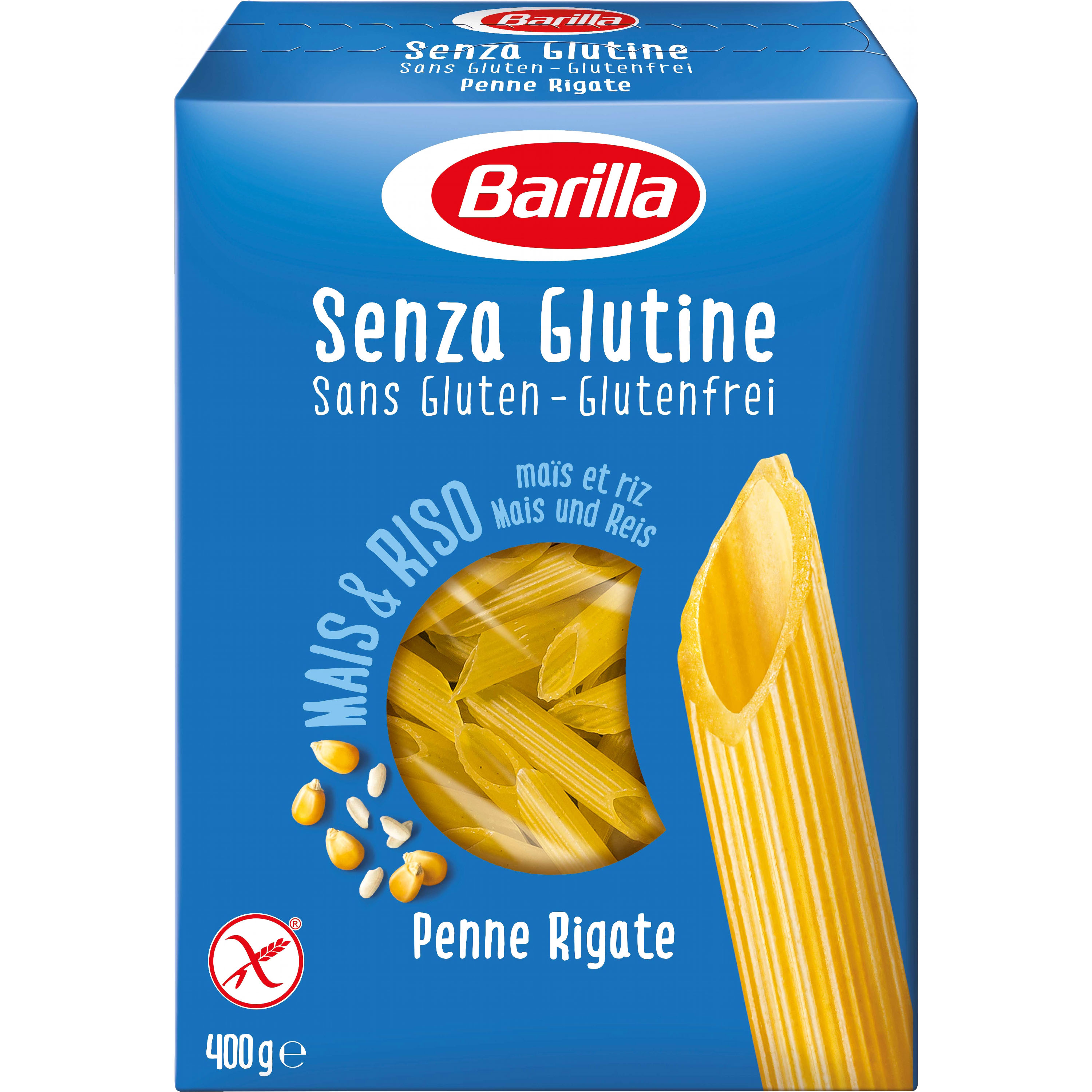 Макаронні вироби Barilla Penne Rigate Senza Glutine без глютену 400 г - фото 1