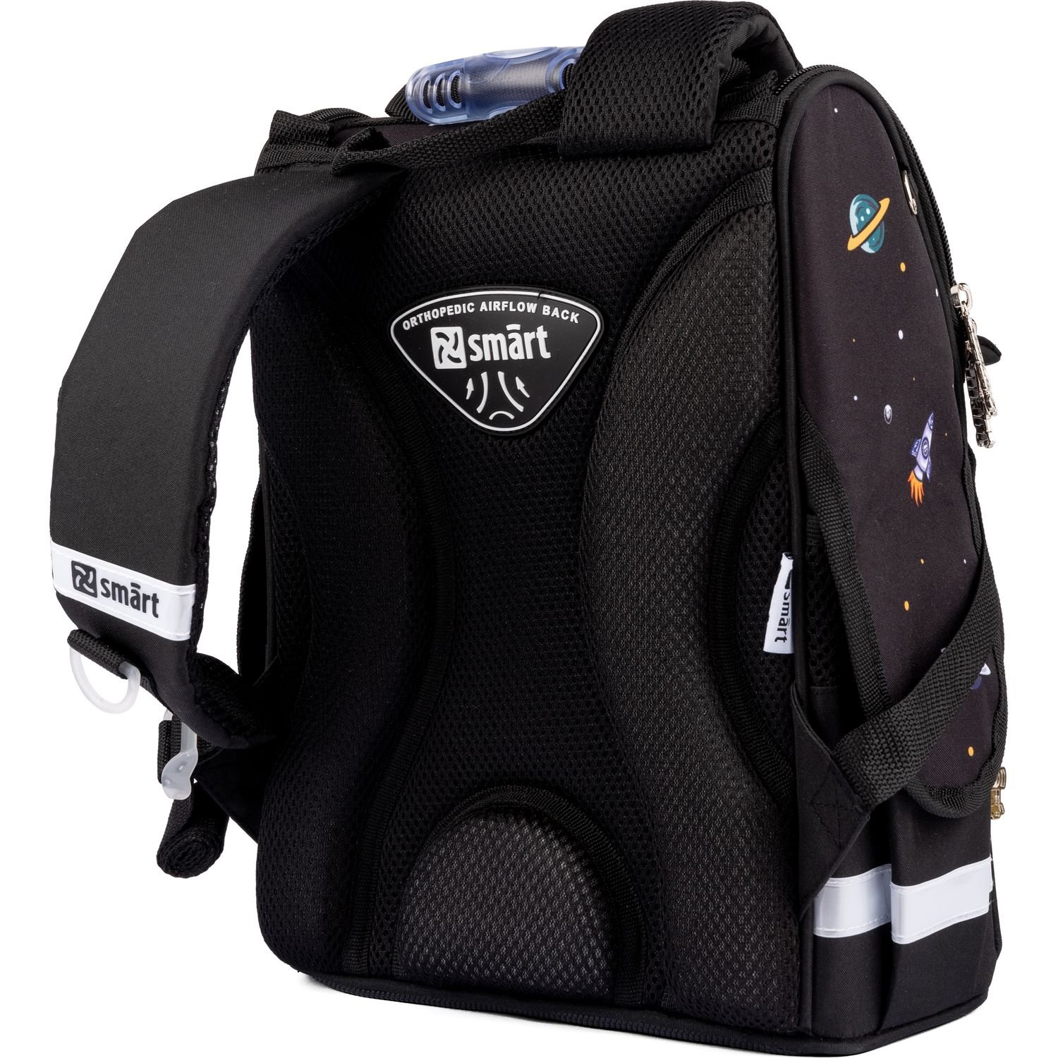 Рюкзак шкільний каркасний Smart PG-11 Space Explorers, черный (559005) - фото 4