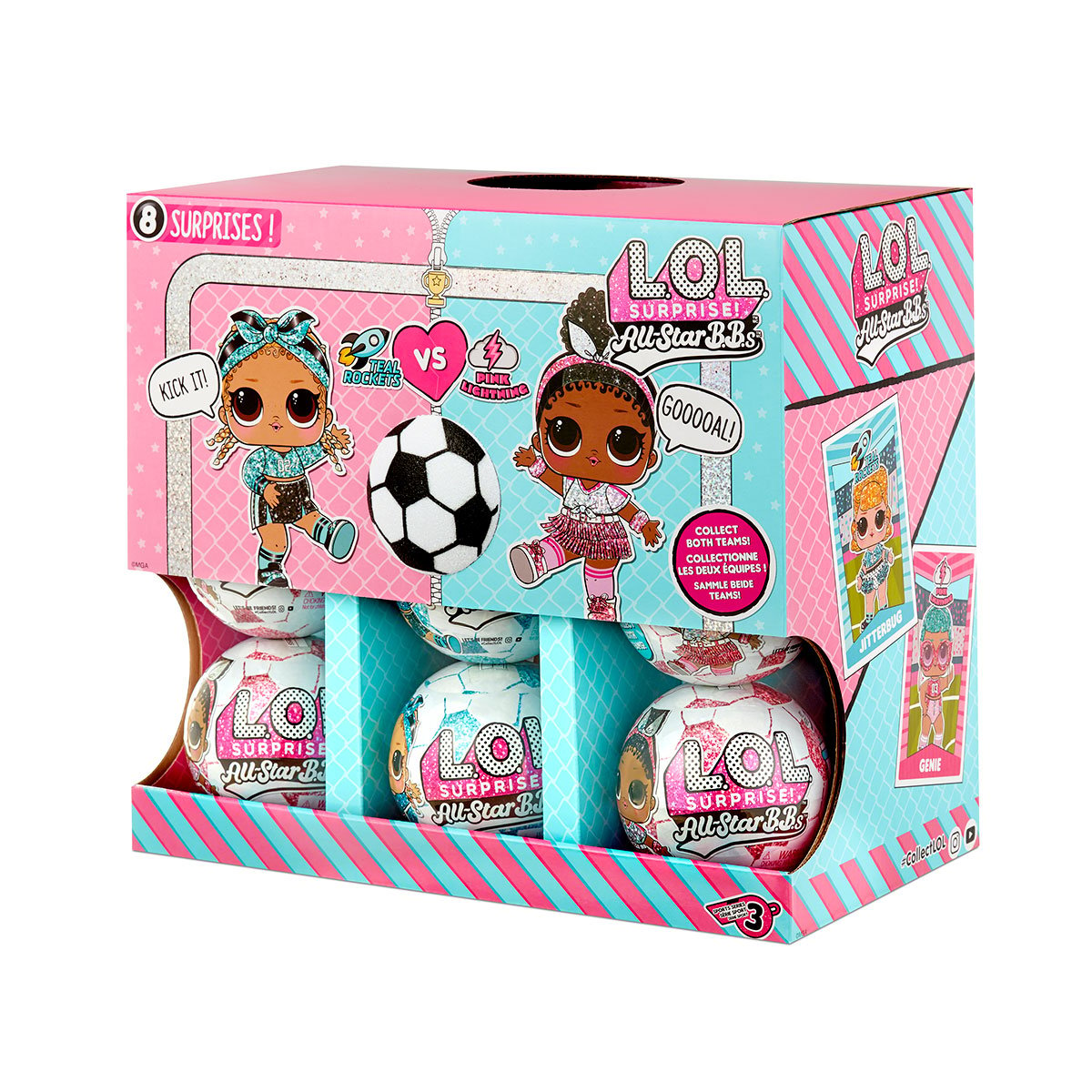 Ігровий набір з лялькою L.O.L. Surprise All-Star BBs S3 Футболістки, в асортименті (572 671) - фото 11