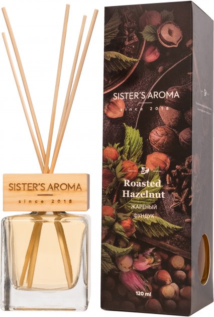 Аромадифузор Sister's Aroma Аромат для дому Смажений фундук, 120 мл - фото 2