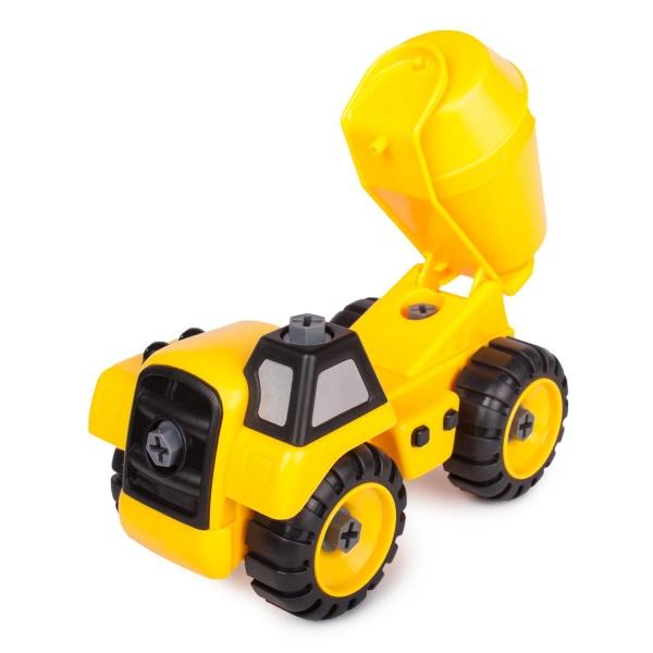 Бетоновоз-самоскид Kaile Toys, жовтий (KL716-1) - фото 3
