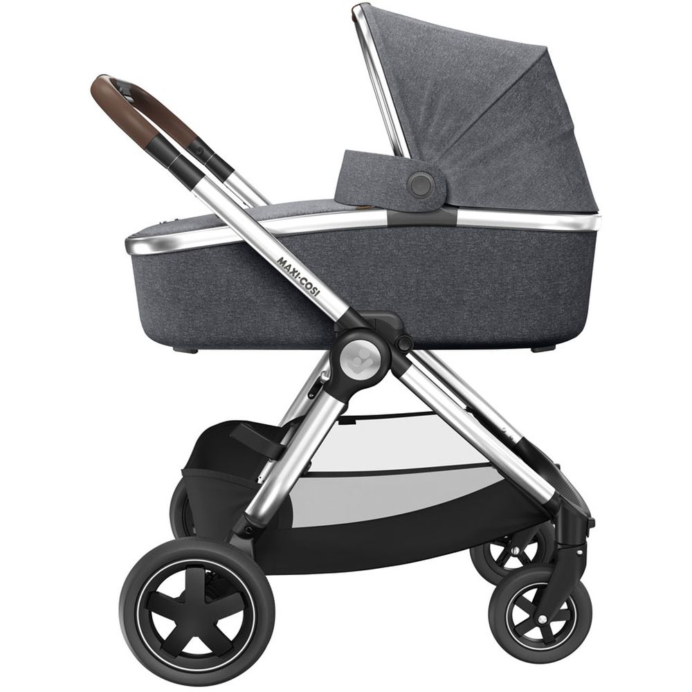 Люлька для коляски Maxi-Cosi Oria Luxe Twillic Grey, серая (1507370300) - фото 8