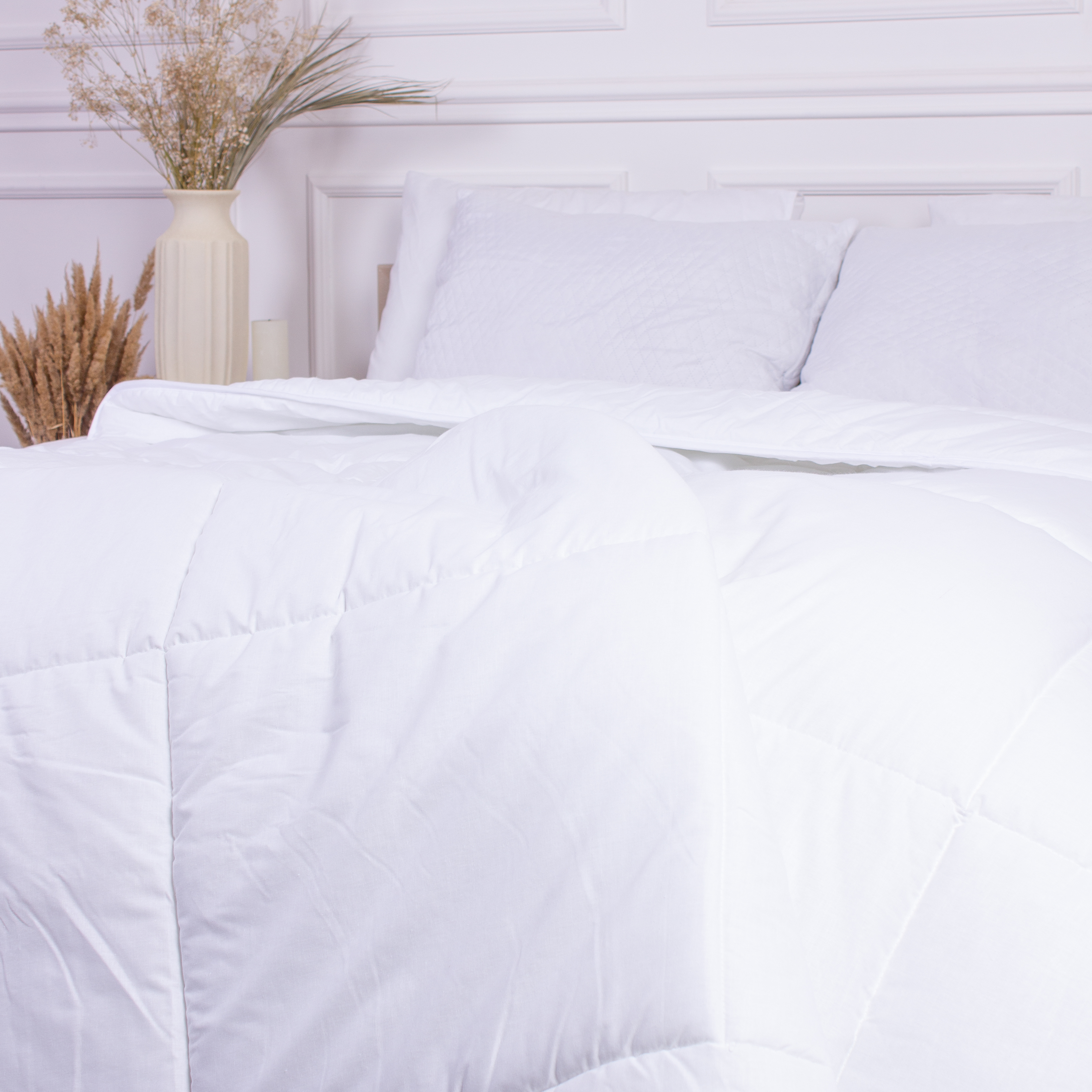 Одеяло шерстяное MirSon Bianco Экстра Премиум №0786, демисезонное, 155x215 см, белое - фото 6
