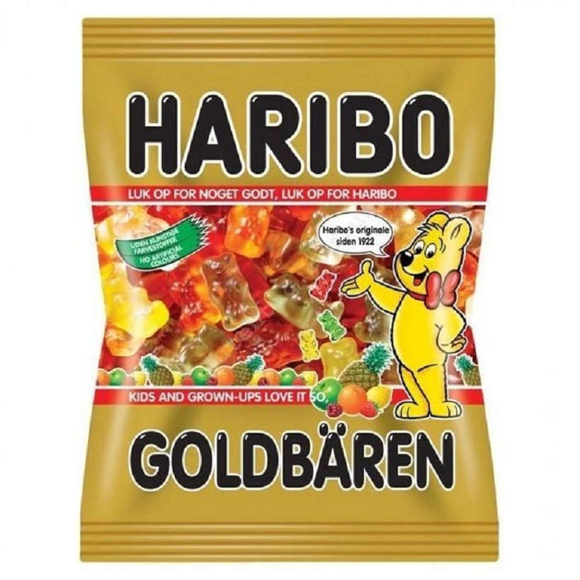 Жувальні желейні цукерки Haribo Happy Gold bears 80 г - фото 1