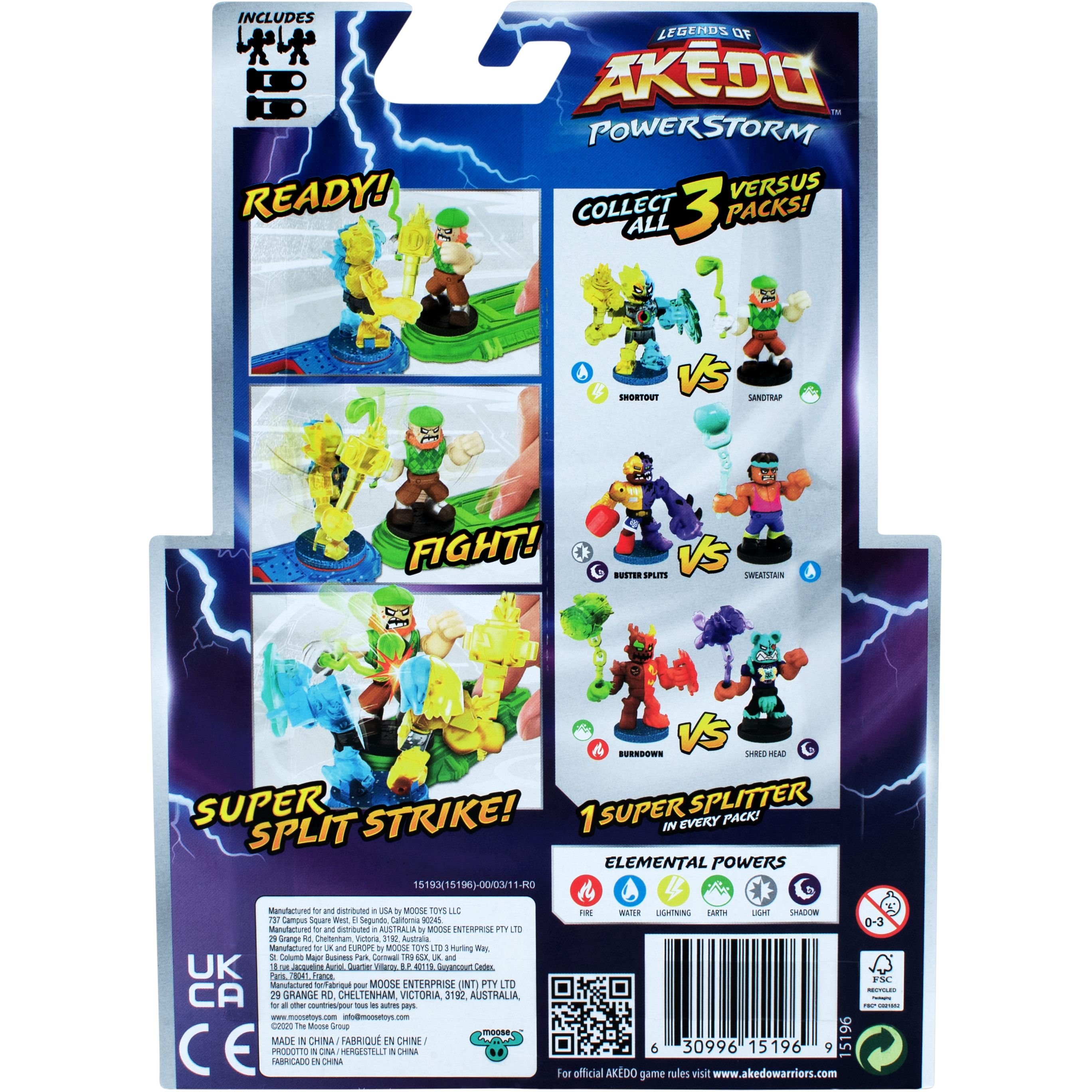 Игровой набор Akedo Power Storm Берндаун и Шред Хед (123328) - фото 3