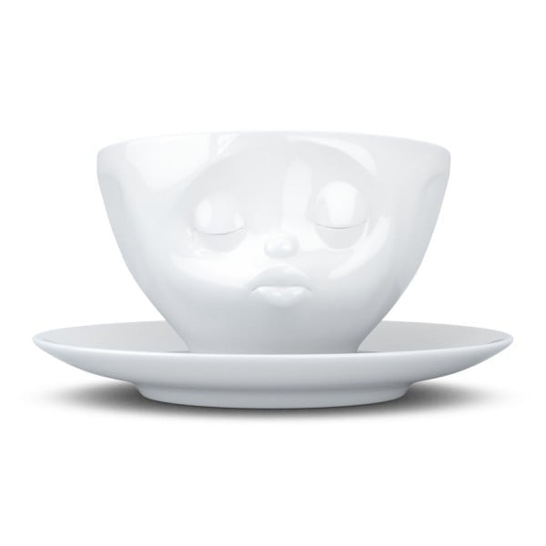 Чашка з блюдцем для кави Tassen Поцілунок 200 мл, порцеляна (TASS14201/TA) - фото 1