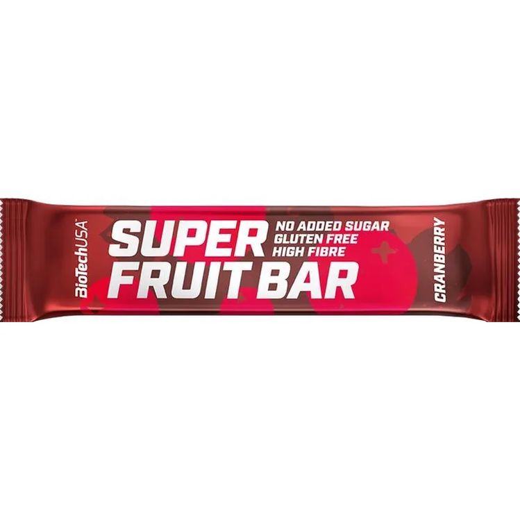 Протеїновий батончик BioTech Super Fruit Bar Cranberry 30 г - фото 1
