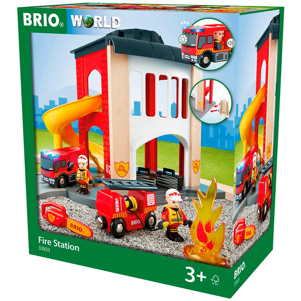 Ігровий набір Brio Пожежна станція (33833) - фото 1