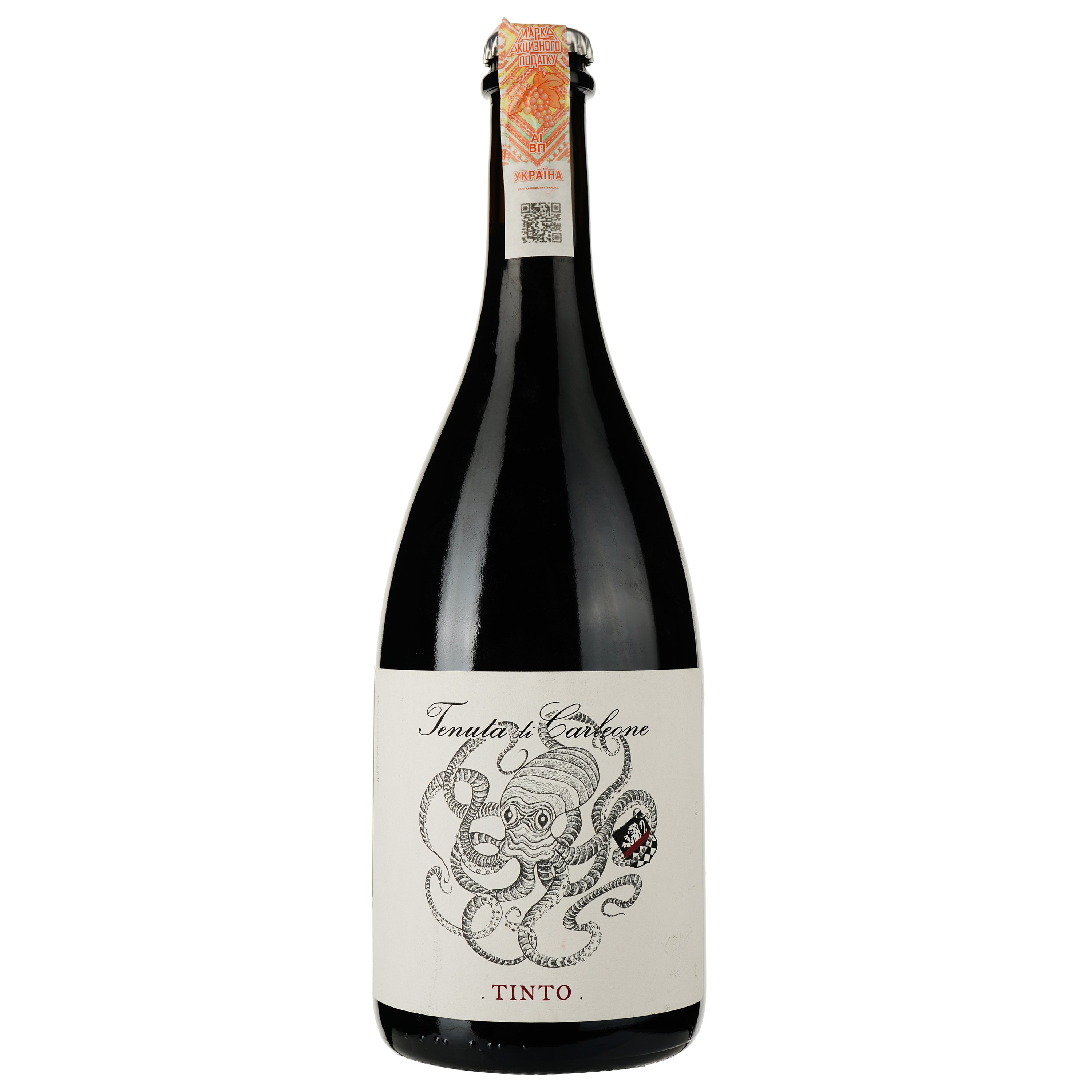 Ігристе вино Tenuta Di Carleone Tinto червоне сухе 0.75 л - фото 1