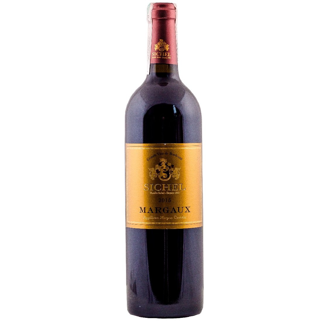 Вино Sichel Margaux 2015 AOC, червоне, сухе, 0,75 л - фото 1