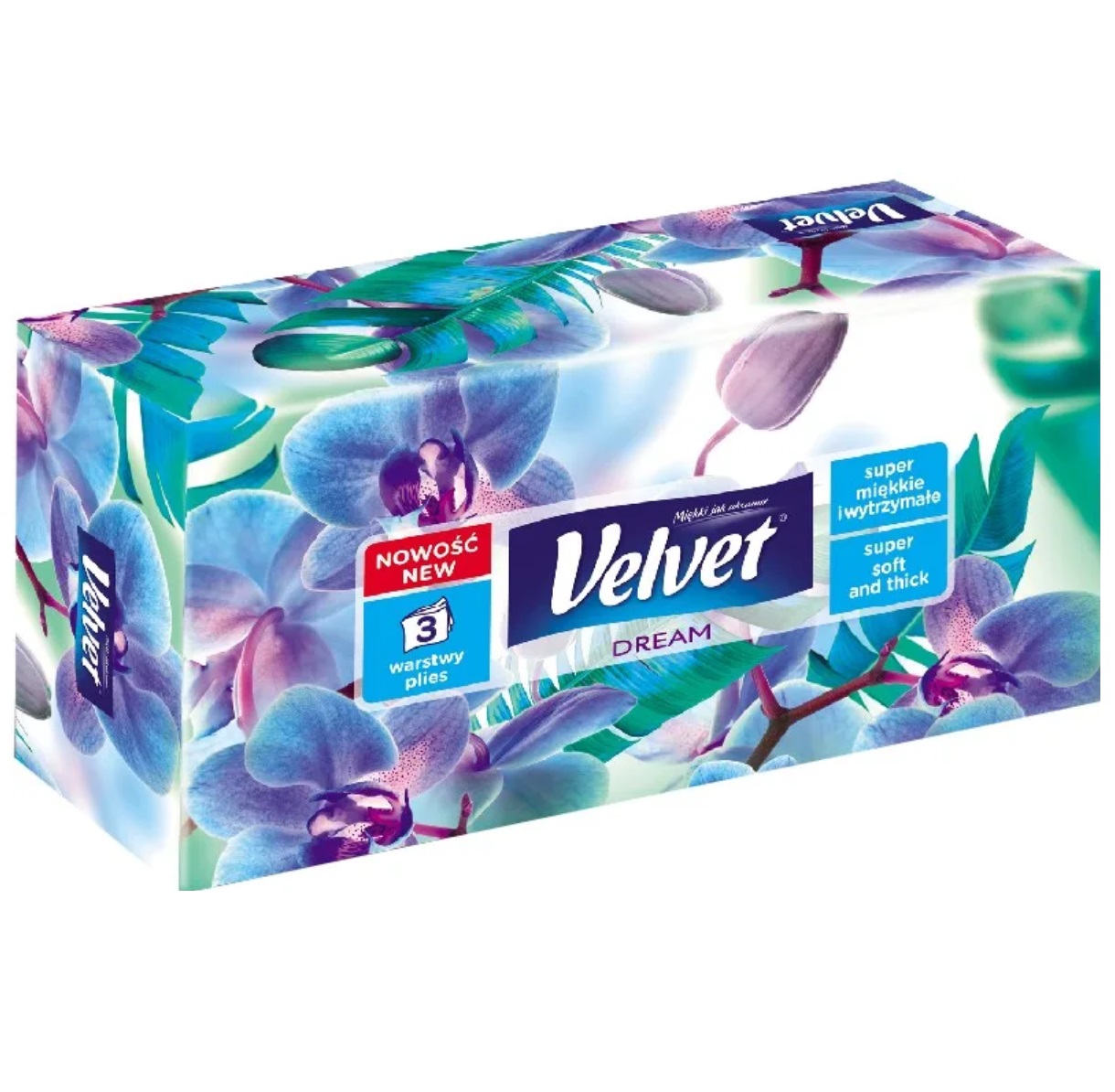 Серветки Velvet Dream Бальзам Алоє та календула, тришарові, 90 шт. (3100026) - фото 1