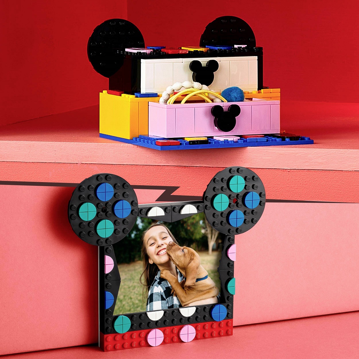 Конструктор LEGO DOTs Микки Маус и Минни Маус, снова в школу, 669 деталей (41964) - фото 9