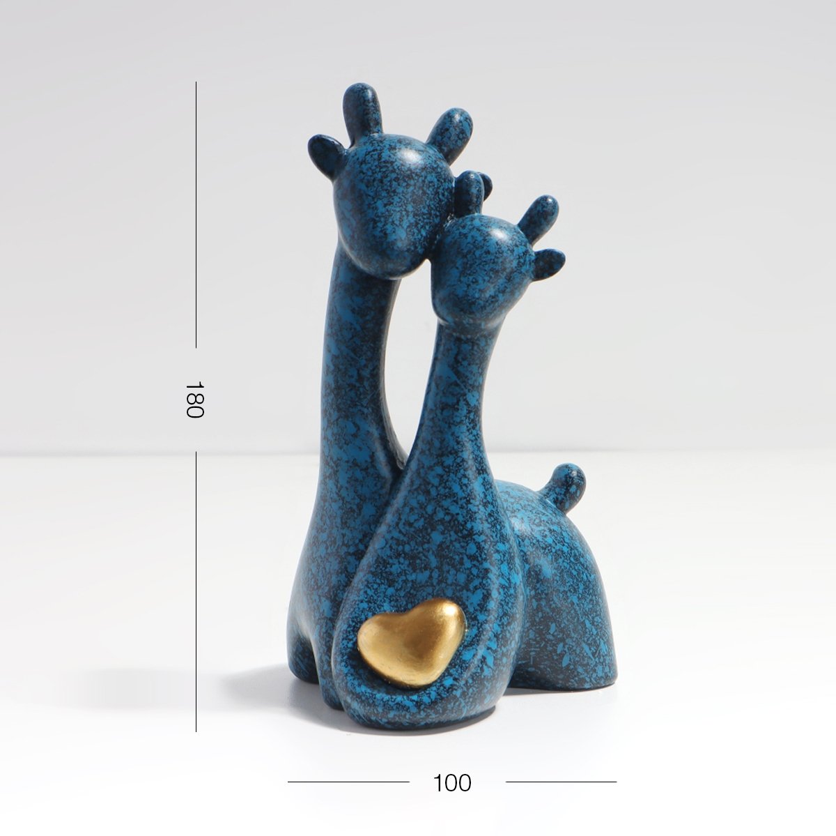 Декоративна статуетка MBM My Home Жирафи синя (DH-ST-20 BLUE) - фото 2