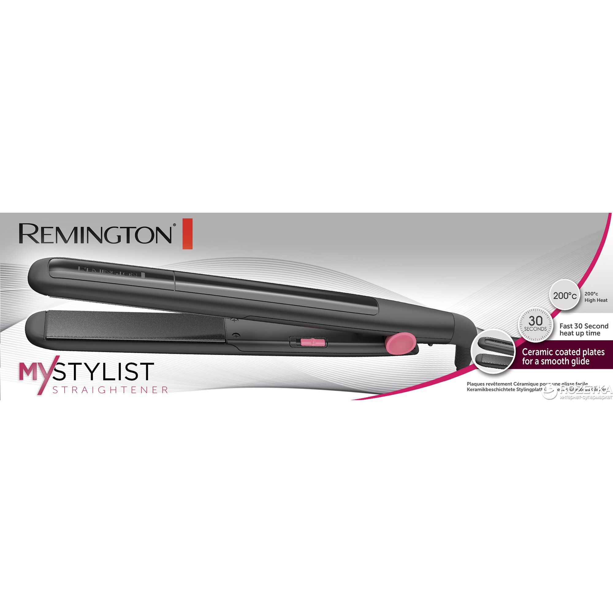 Выпрямитель Remington MyStylist S1A100 Е51 черный - фото 2