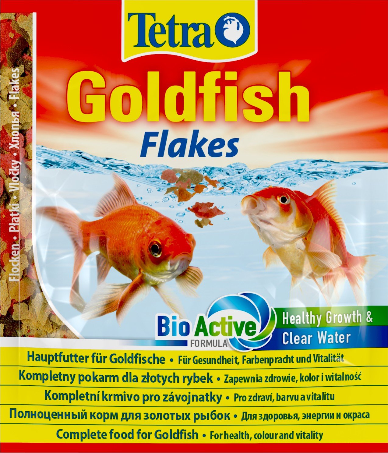 Корм для золотых рыбок Tetra Gold Fish Хлопья, 12 г (766389) - фото 1