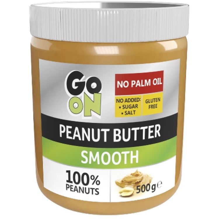 Арахисовая паста Go On Nutrition Peanut butter smooth 500 г - фото 1