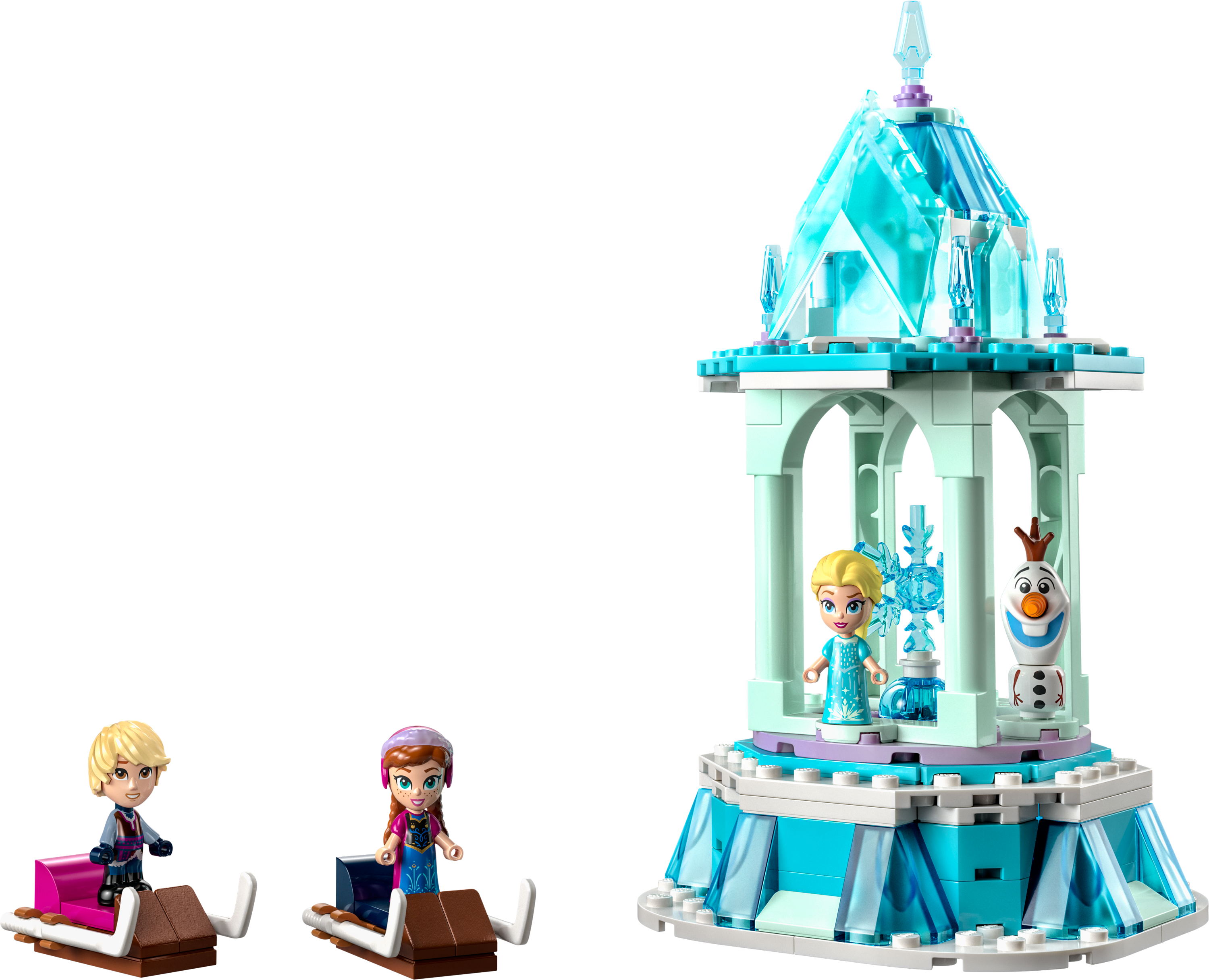 Конструктор LEGO Disney Волшебная карусель Анны и Эльзы 175 деталей (43218) - фото 2