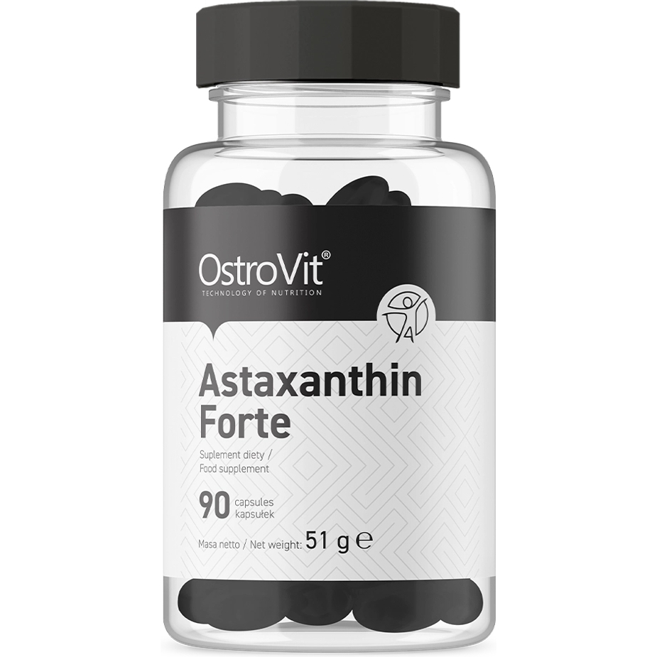 Астаксантін OstroVit Astaxanthin Forte 90 капсул - фото 1