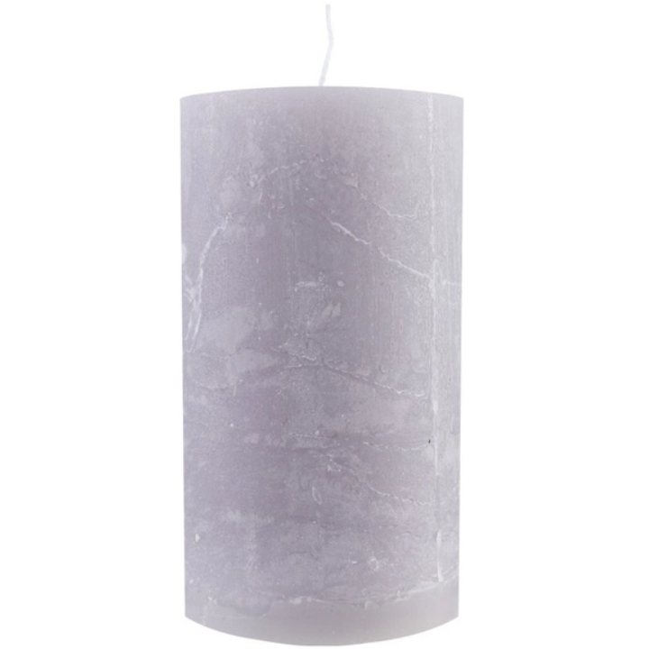 Свічка Pragnis Рустік, 5,5х10 см, сіра (C5510-025) - фото 1