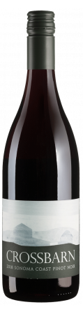 Вино Crossbarn Pinot Noir Sonoma Coast 2018, красное, сухое, 14,1%, 0,75 л - фото 1
