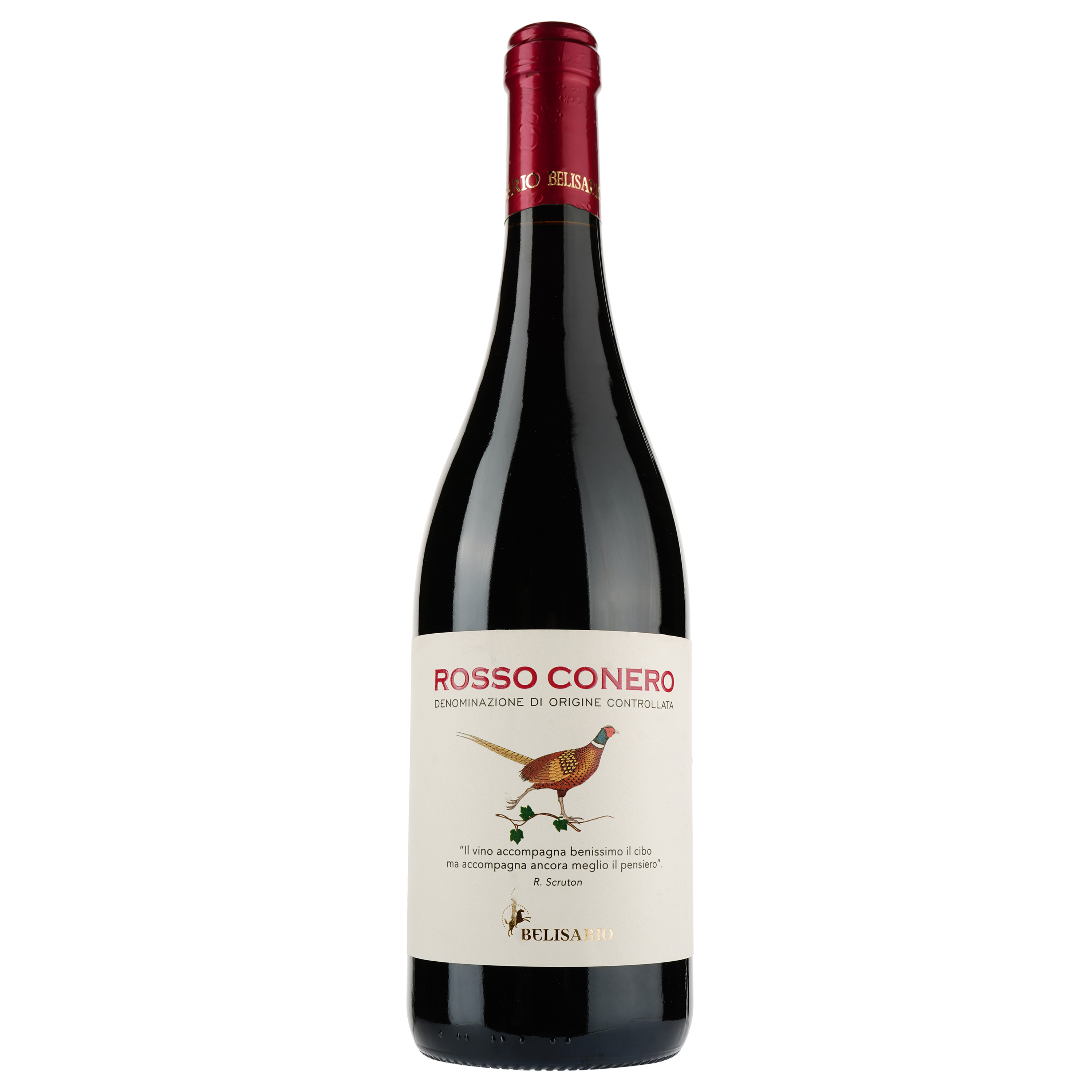 Вино Belisario Rosso Conero DOC, червоне, сухе 0,75 л - фото 1