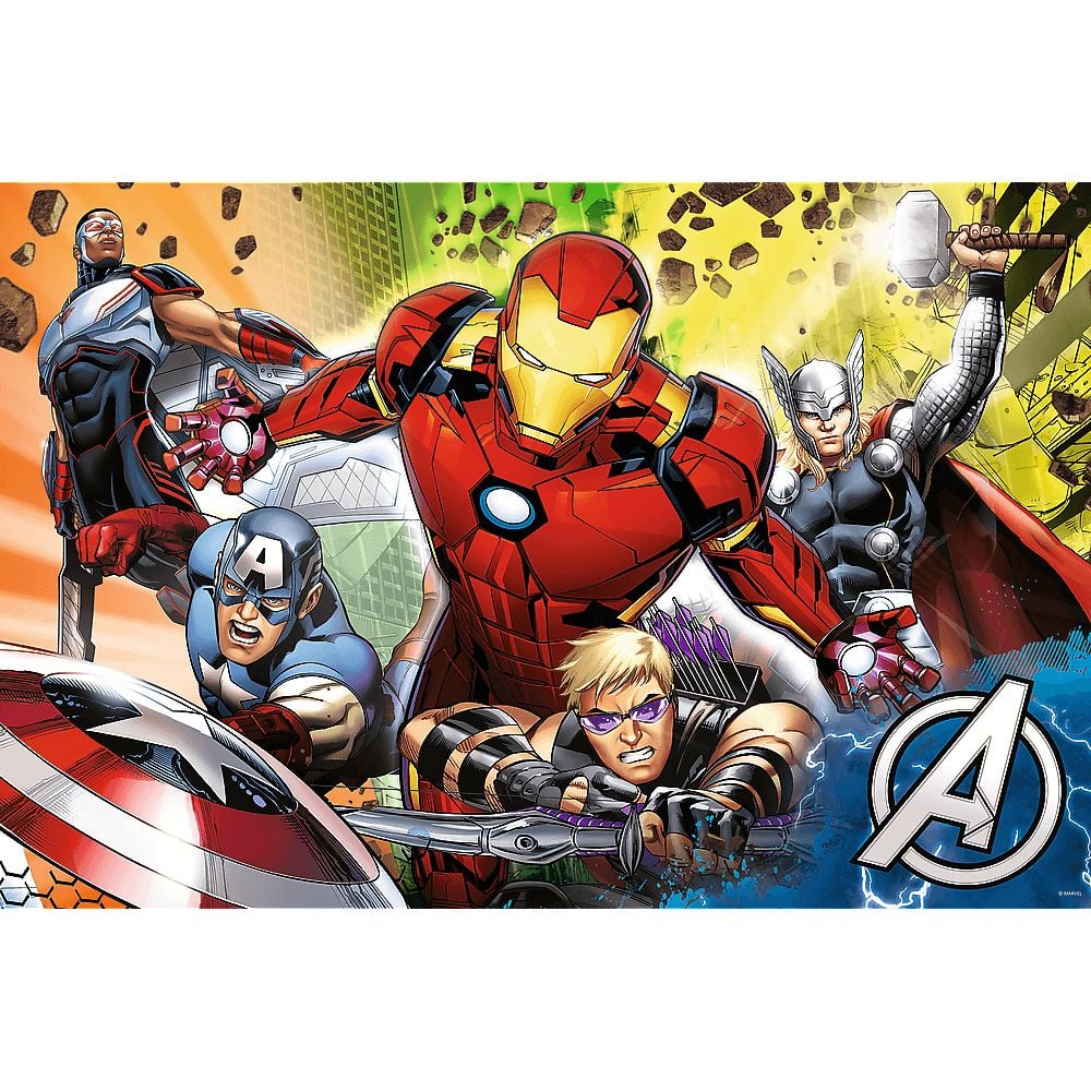 Пазли Trefl Разом сильніші Marvel: Месники Supermaxi 24 елементів - фото 2