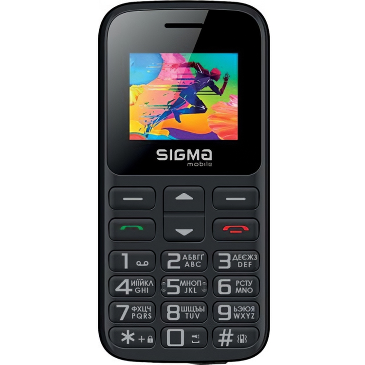 Мобільний телефон Sigma Comfort 50 CF113 HIT2020 Black (UA UCRF) - фото 1