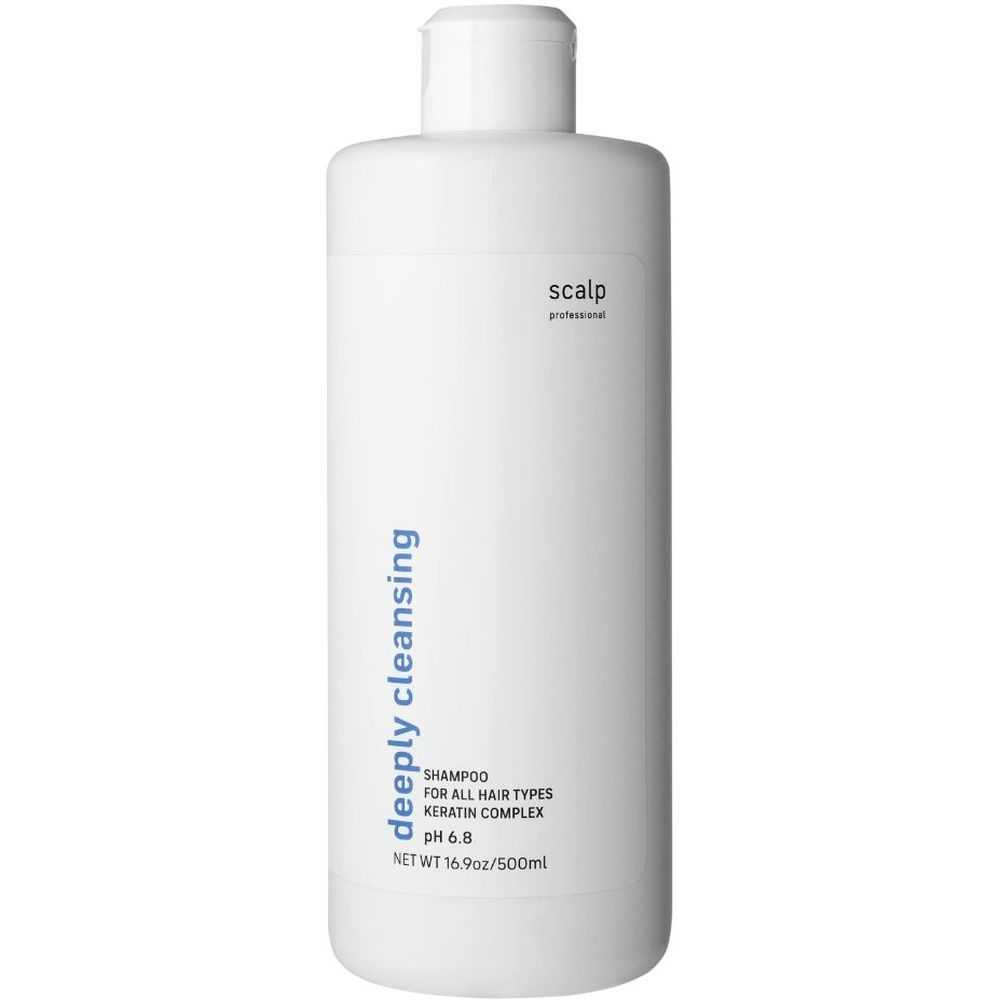 Очищувальний шампунь для волосся Scalp Deeply Cleansing, з кератином та протеїнами, 500 мл - фото 1