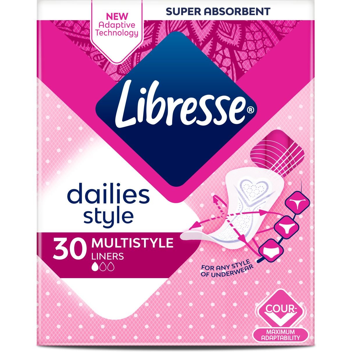 Прокладки гігієнічні Libresse Dailies Style Multistyle, 30 шт. - фото 2